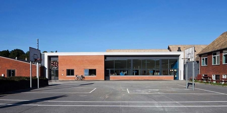 Skolegård på Bavnehøj Skole
