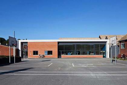 Skolegård på Bavnehøj Skole